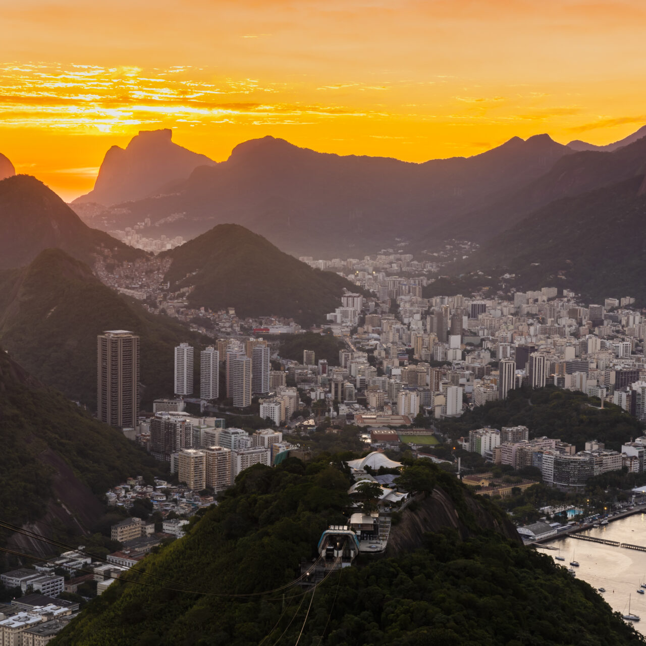 panorama view of Rio de Janeiro